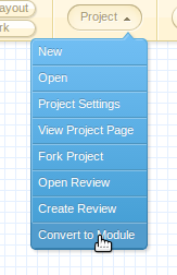 Converting a design to a module