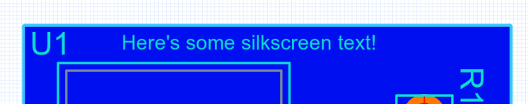 Silkscreen Text