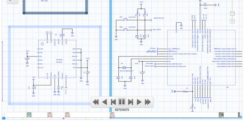 Screenshot of an example embedded project