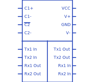 Max232n типовая схема включения