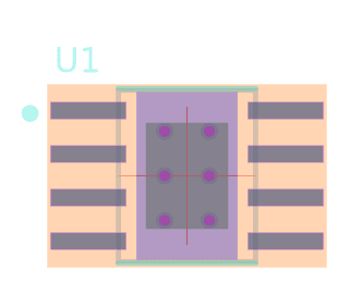 Texas Instruments DRV8871DDAR Symbol.
